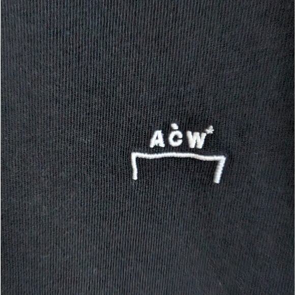 A-Cold-Wall Black by Samuel Ross Logo Short Sleeve Tee T-Shirt - Picture 4 of 7